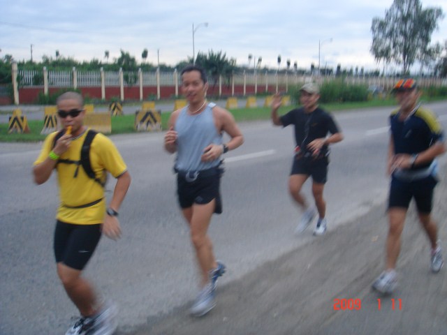 Running along C-5 
