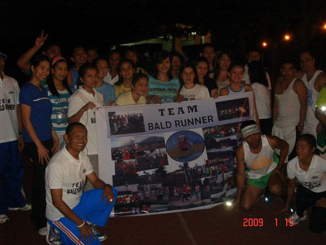 Clinic Ended With A Group Picture With Team Bald Runner