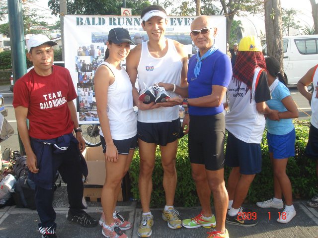 Harry & Happy Donating A Shoes