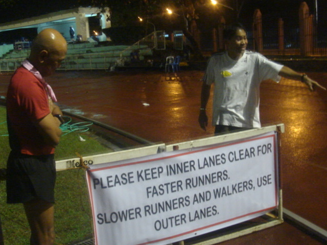 Coach Salazar Will Be Responsible In Displaying This Signage