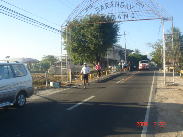 The Run Started With Me Infront Of The Group 