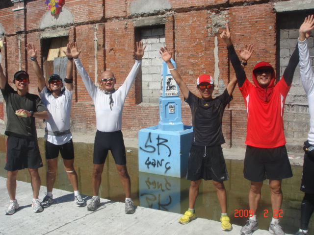 Finally, At The Finish Line, Bataan Death March Km Post # 102