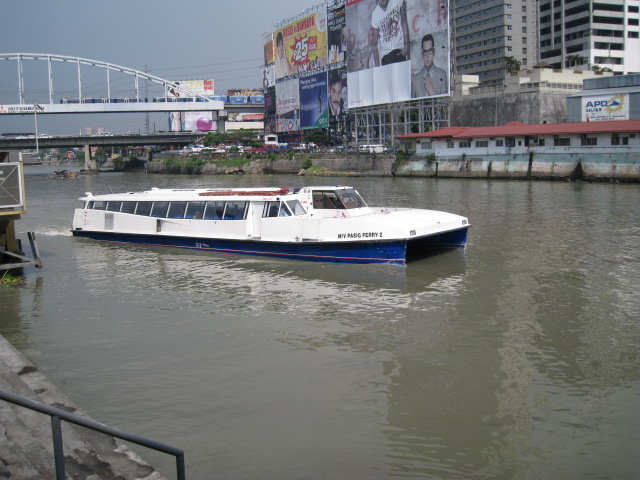 Have you tried riding in this Pasig River Ferry? 