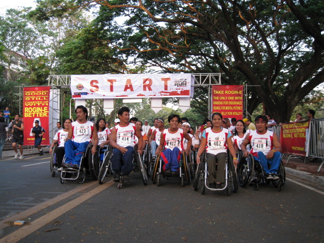 The Participants of the WheelChair Race Division