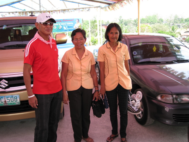 Barangay Hall Staff of Brgy. Lupang Pangako With Their Shoes For Their Husbands & Children