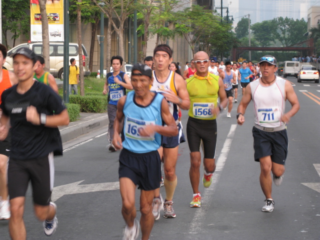 Mari Javier Ran With Us For the 1st 3 Kms