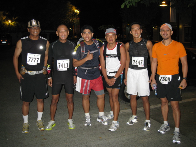 The Hardcore Runners-Team Bald Runner Before The Race