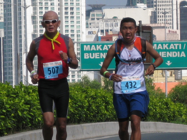 At the Kalayaan Flyover, 3 Kms from the Finish Line
