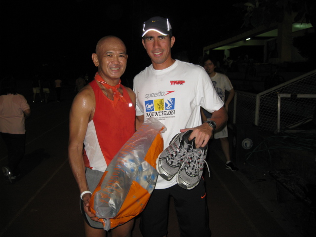 Jody Jacinto of Team BR-Professional Group Donated Four (4) Pairs of Shoes