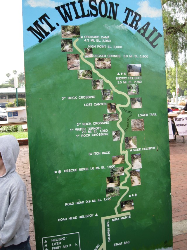 Mt Wilson Trail Route