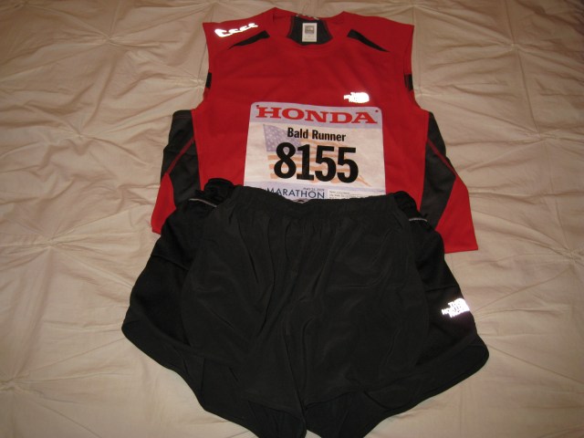 Jundel, Look!...I am Using The North Face Running Kit!!!