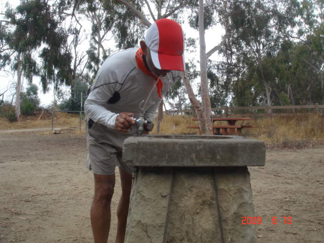 A Drinking Fountain On The Mountain Park