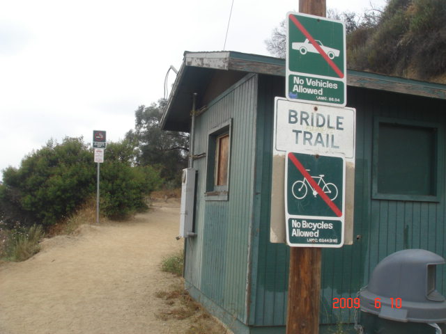 The Entrance To Bridle Trail
