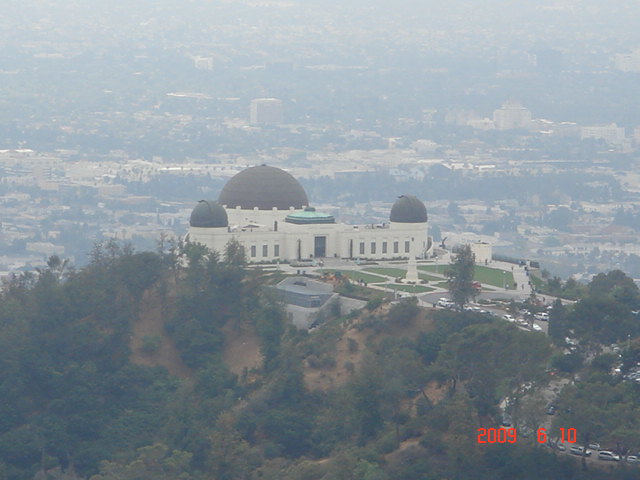 A View of the Back of the Griffith Park Observatory