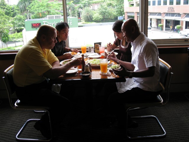 Lunch @ CPK & Conversation While Eating