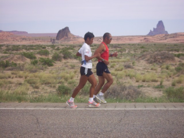Joy & Mat Running Together