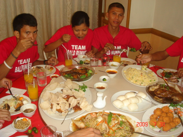 Elite Team BR's Carboloading Lunch