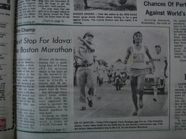 Victor Idava Near The Finish Line