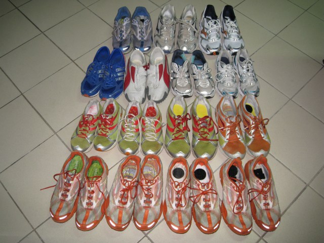 All Shoes Are Racing Flats Which Are Very Light