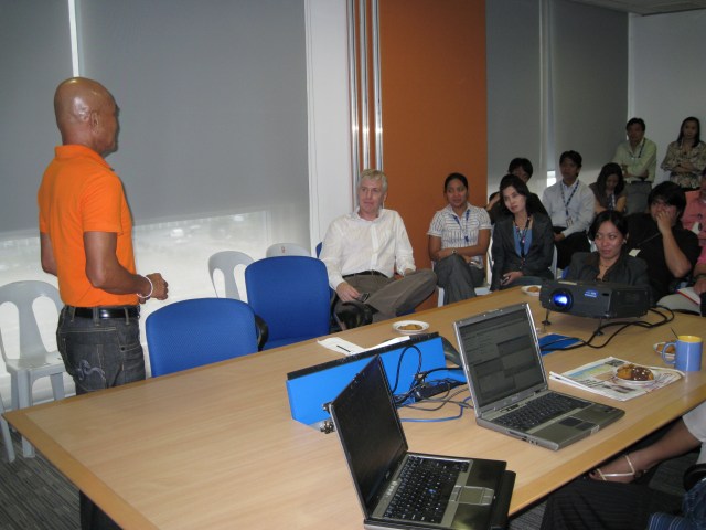 IMG_2046 Maurice McKeating of APL led the participants