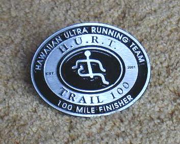 HURT 100-Mile Run Finisher's Buckle