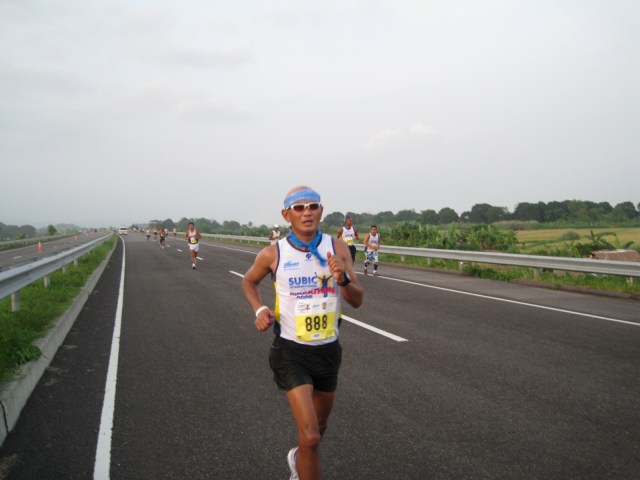 Running At The Back Of The Group