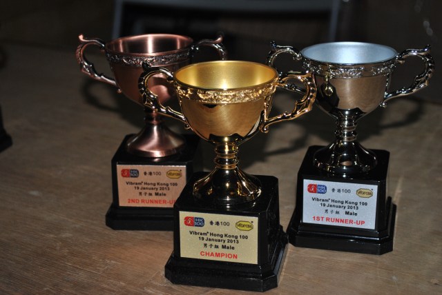 Vibram HK 100 Podium Finishers Trophies
