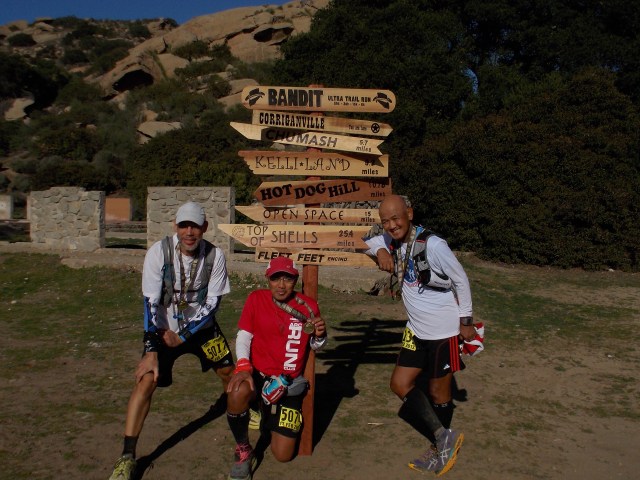 Tres Bandidos With Their Finisher's Medals