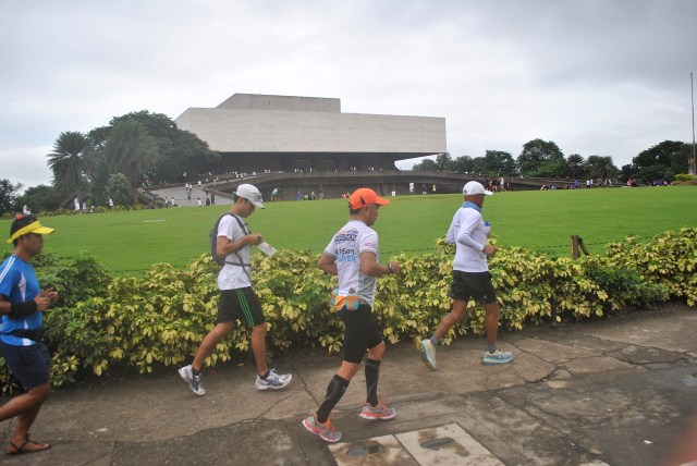 In Front of the Cultural Center Of The Philippines (CCP)