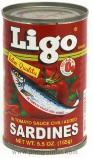 Ligo Canned Sardines @ P13.00 Per Can