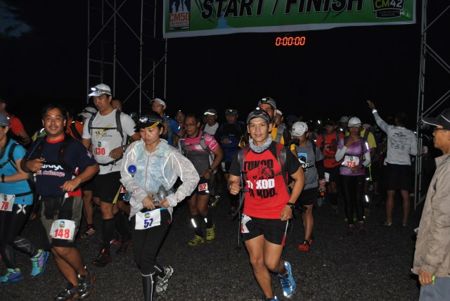 The Gun Was Fired And We Were Off!