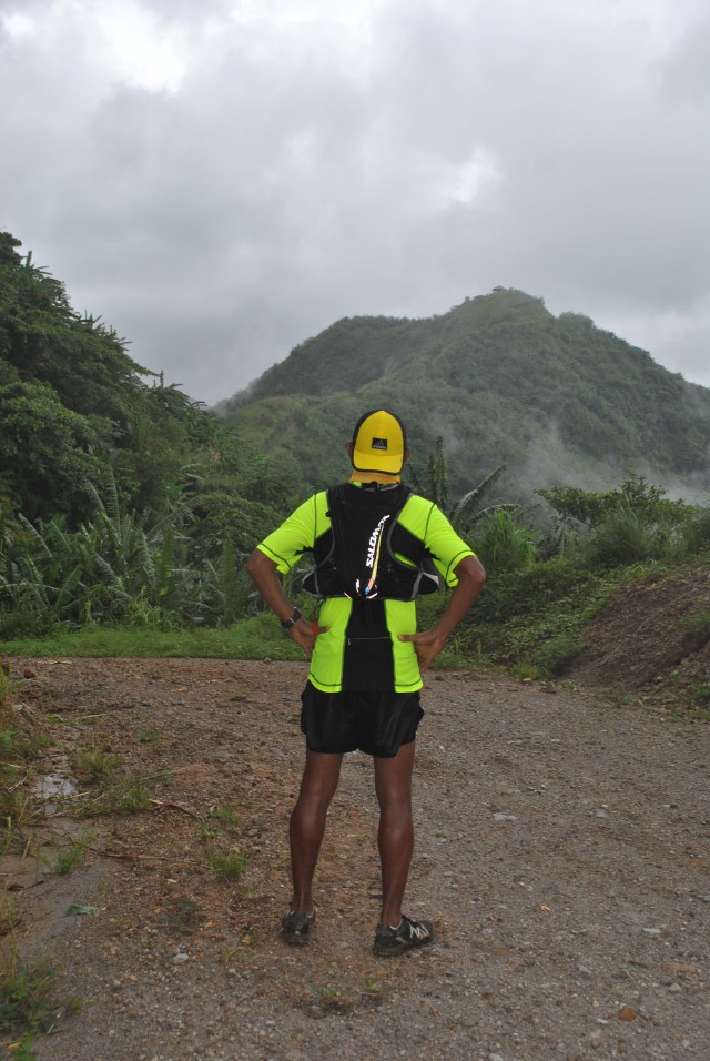 Back View of the Salomon Skin S-LAB Hydration Pack