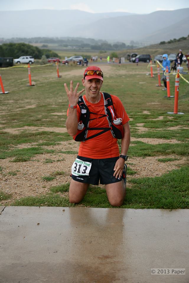 Andre @ The Finish Line Of Wasatch 100