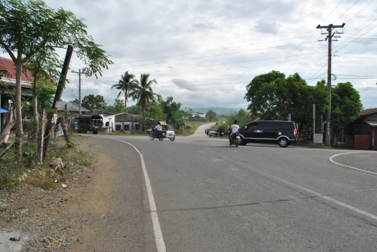 TURN LEFT Towards Barangay BANGAD On This Intersection