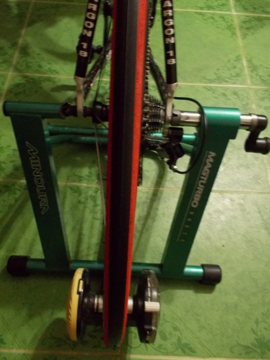 Stationary Cycling Without Any Force/Weight