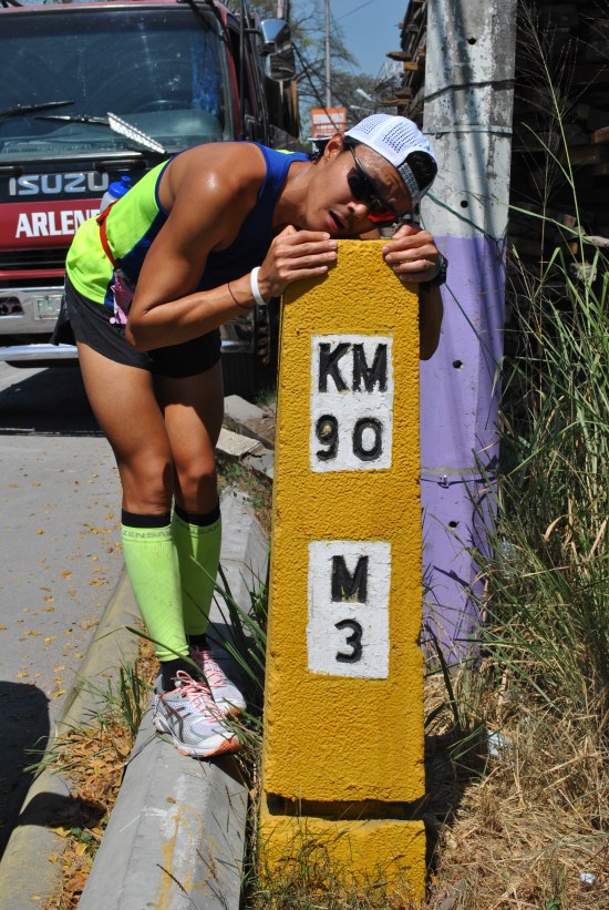 2nd Runner, Jael Wenceslao, @ Km Post #90