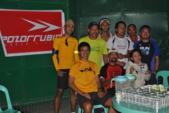 Dennis Uy (Yellow Shirt) With The Pozurrubio Running Club