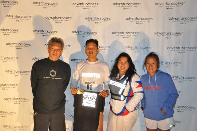 Team TABIOS: Brother Glen; Wife Donna, & Ultra Runner Friend Kat