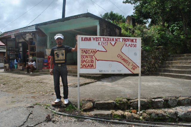 The First Critical Intersection From Cervantes To Bontoc, Mt Province