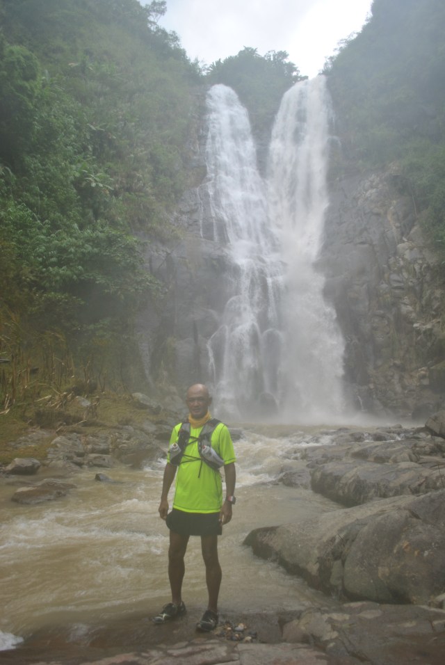 One Of The Numerous Pictures Taken With Miyamit Falls As My Background (Picture Taken During A Typhoon)