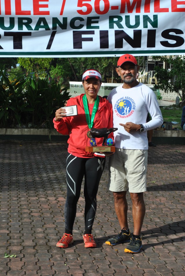 First Female Champion & Course Record Holder Tess Leono