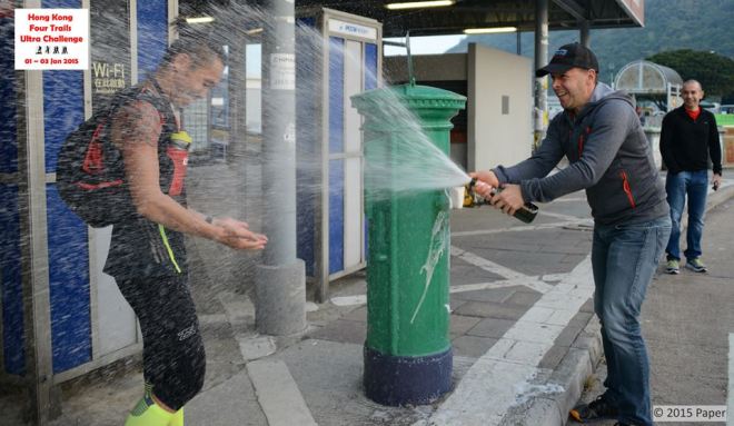 And The Champagne Victory Spray By The RD