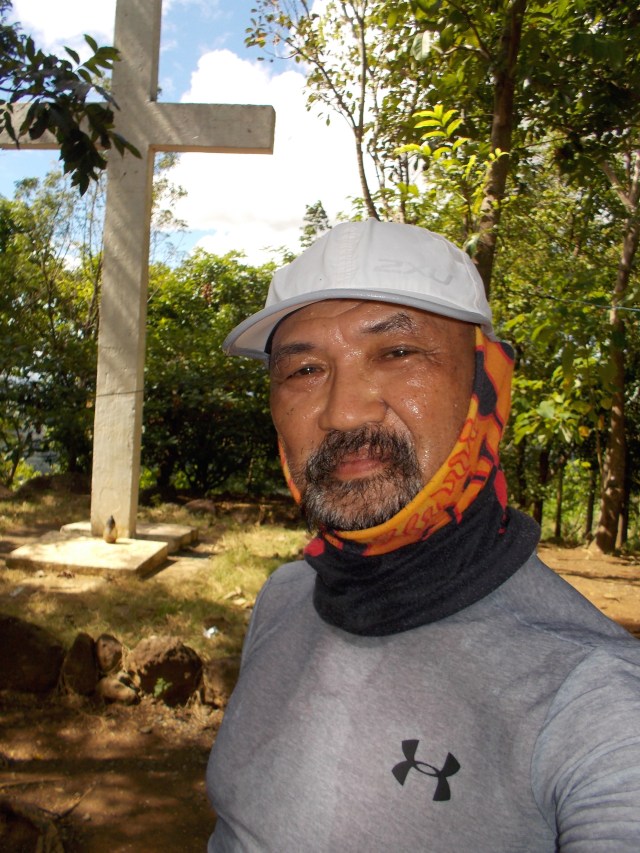 The White Concrete Cross @ The Peak Of Taklang Damulag