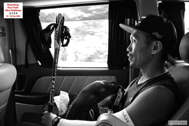 Jag Aboard A Van As Transition From One Leg To Another