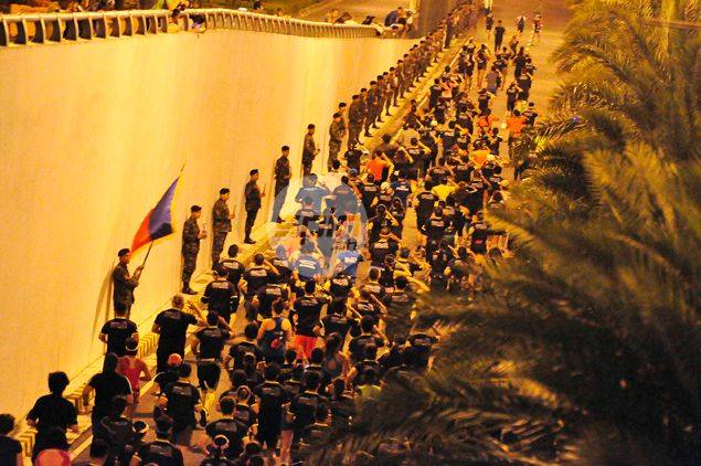 First 400 Meters Of The Course