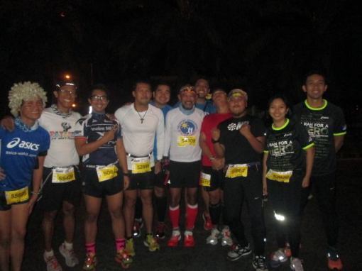 Very Rare Picture With Ultra Runners In A Marathon Race