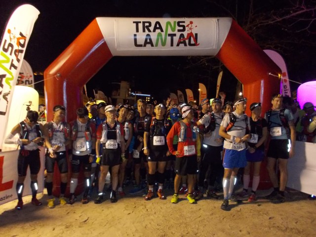 The Front Runners Before The Start Of The Race