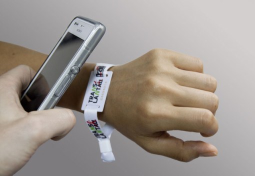 Timing Wrist Band & Electronic Gadget/Reader