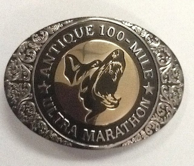 ANTIQUE 100-Mile Finisher's Buckle