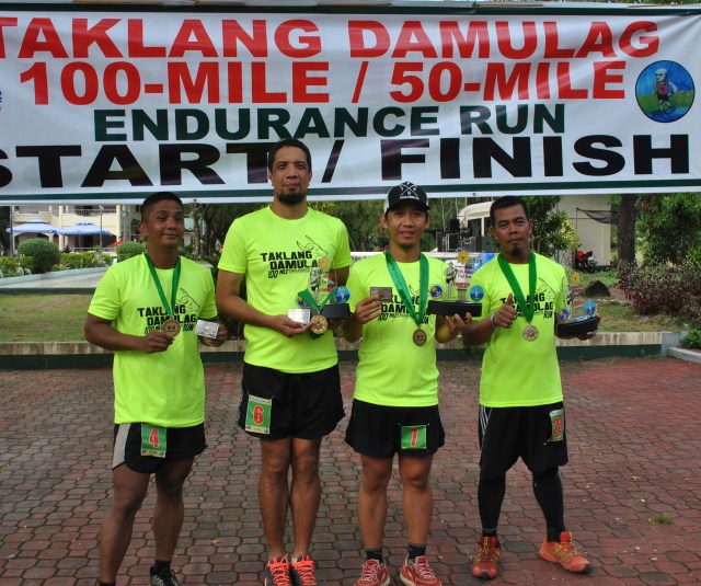 Finishers Of The Taklang Damulag 100-Mile Endurance Run